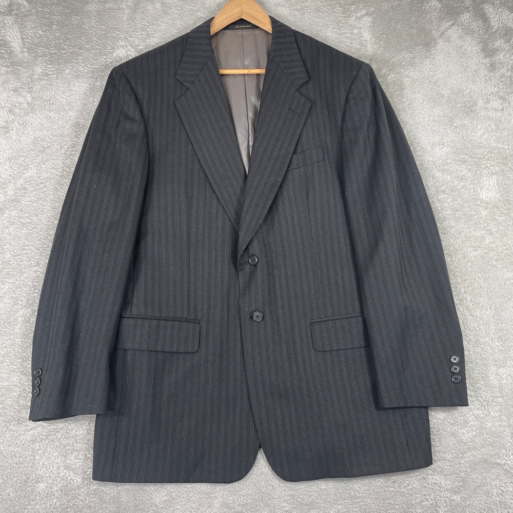 Givenchy Monsieur Wool‎ Pinstripe Blazer Jacket Mens 42 Regular